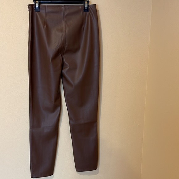 NWT Free People We the Free Spitfire Stacked Faux Leather Skinny Pants - Picture 6 of 7